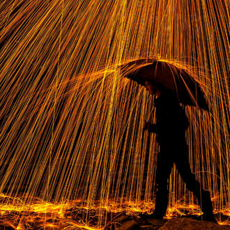Most Known Photo: Fire Rain